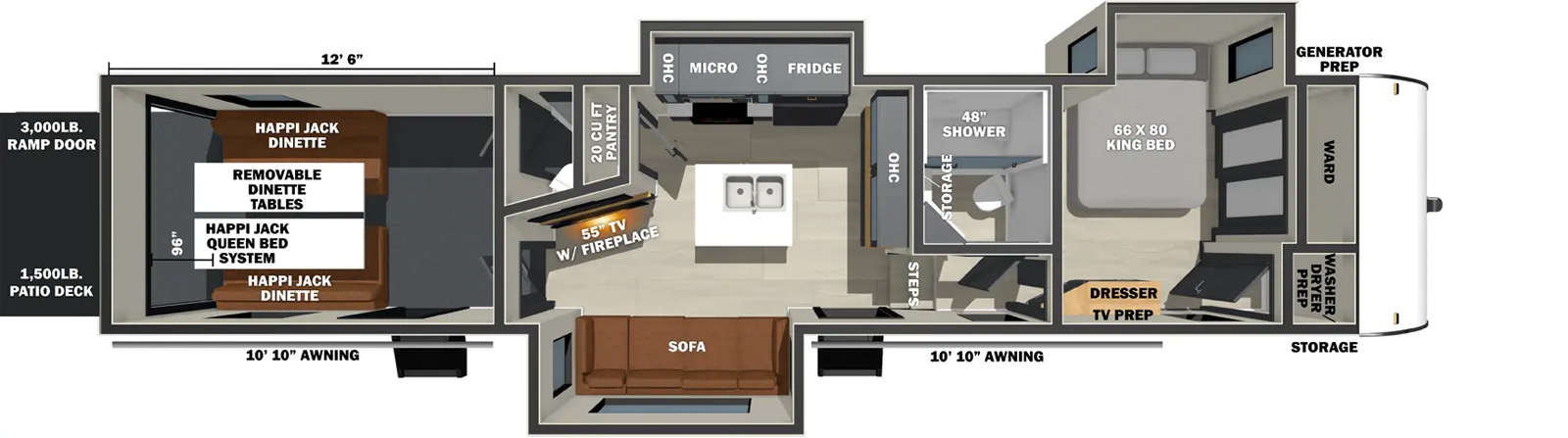 3513GX Floorplan Image